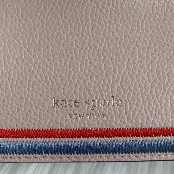 Kate Spade Small Bifold Eva Embroidered Wallet - Picture 3 of 8
